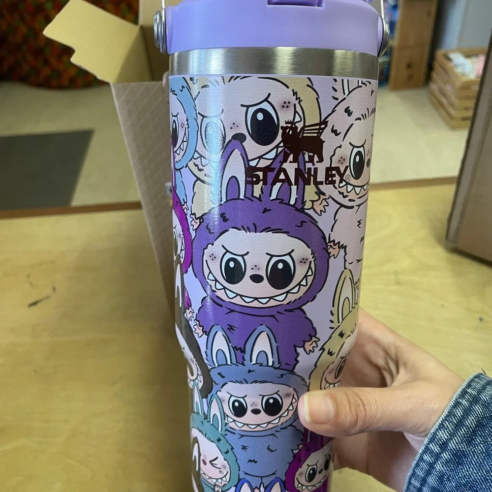Labubu Stanley IceFlow Flip Straw Tumbler - Picture 5 of 6